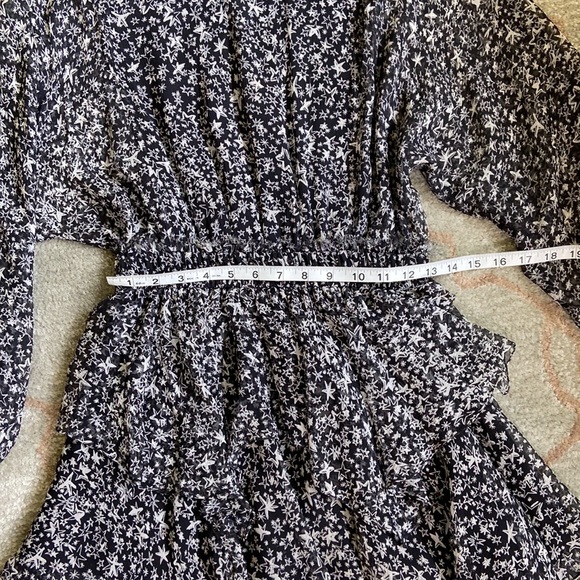 LoveShackFancy Kaia Star Printed Silk Mini Dress - Picture 7 of 9